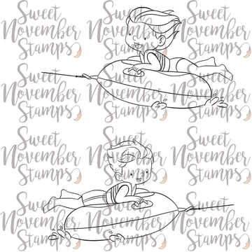 Digital Stamp - Summer On The Go: Tubing