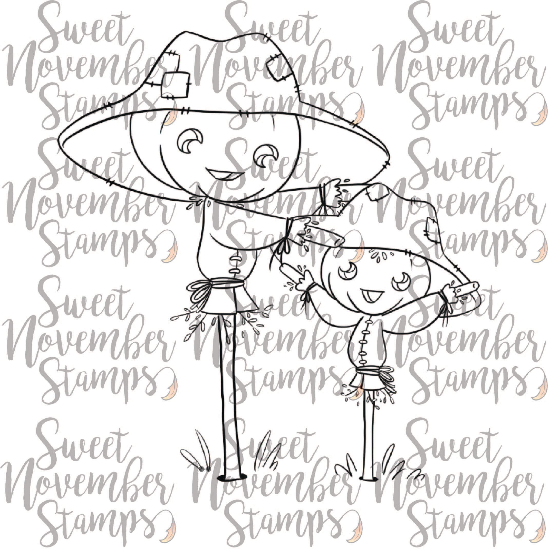 Digital Stamp - Scarecrow in Training #1