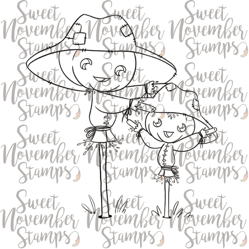 Digital Stamp - Scarecrow in Training #1