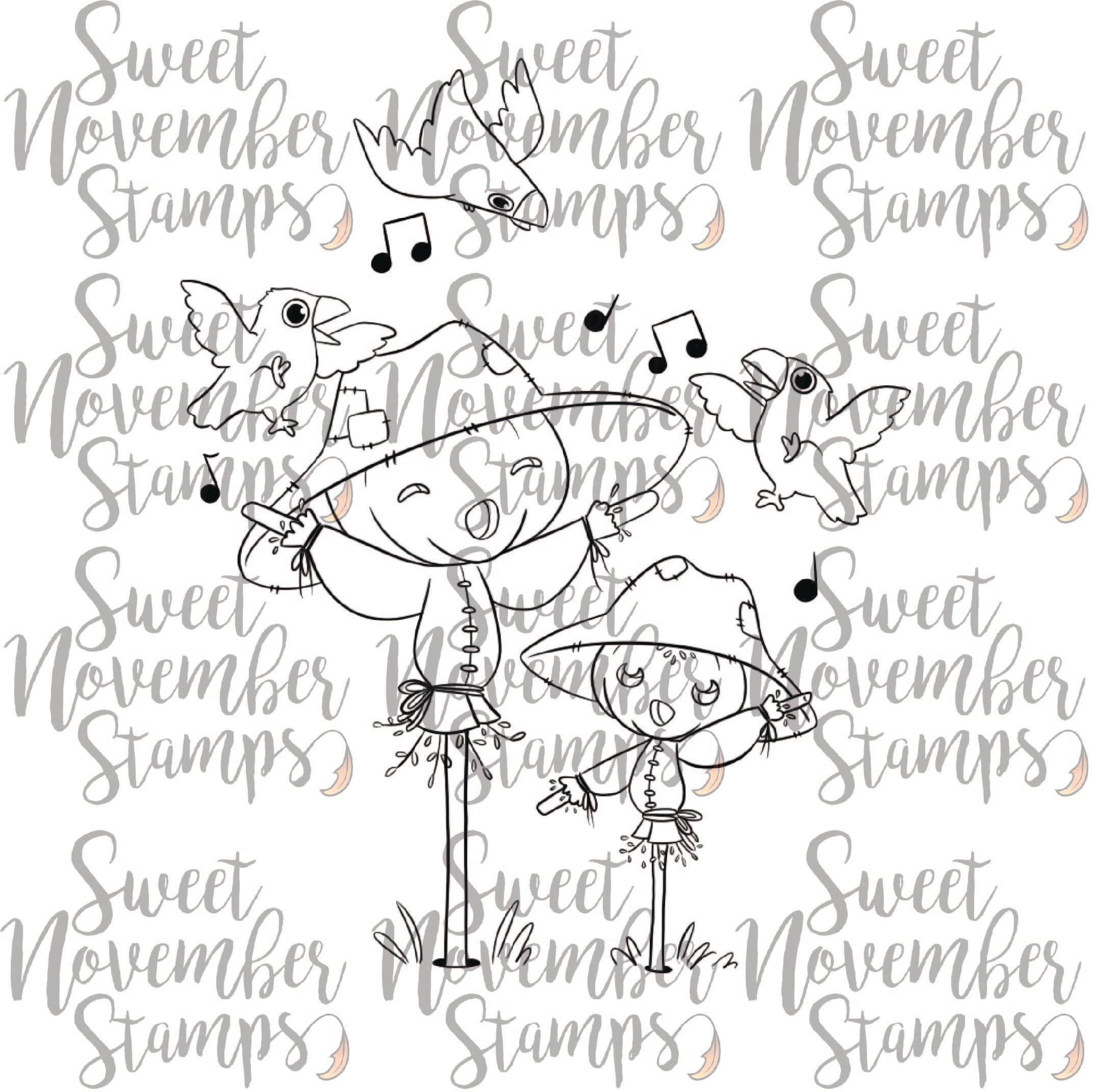 Digital Stamp - Scarecrow in Training #2