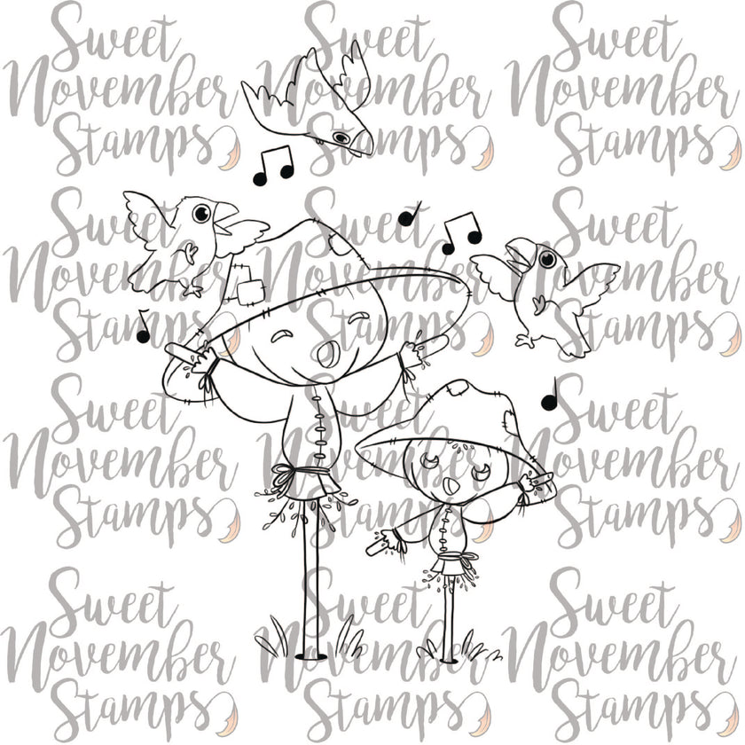 Digital Stamp - Scarecrow in Training #2