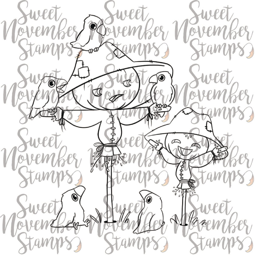 Digital Stamp - Scarecrow in Training #3
