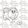 Digital Stamp - Dog Park 3: Scarlett the Pomeranian