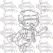Digital Stamp - Scuba Sammy