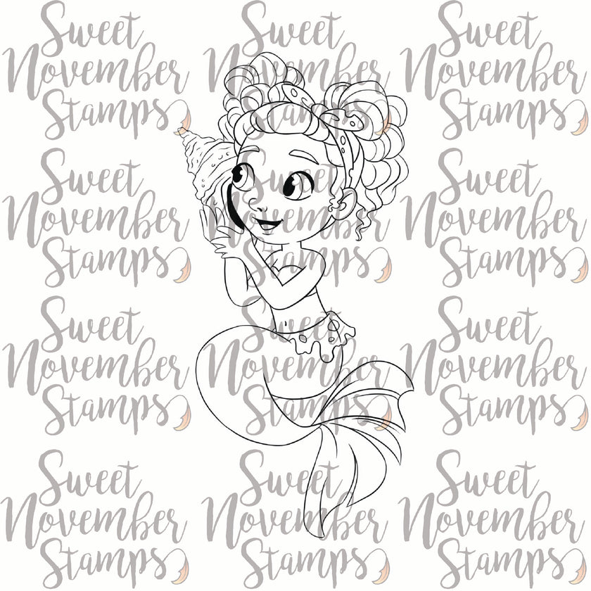 Digital Stamp - A Sea Full of Friends: Sealena