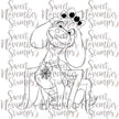 Digital Stamp - Howl-O-Ween Pups: Sparky's Spider Costume