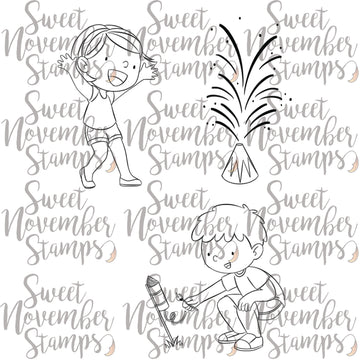 Digital Stamp - Summer Celebrations: Fireworks