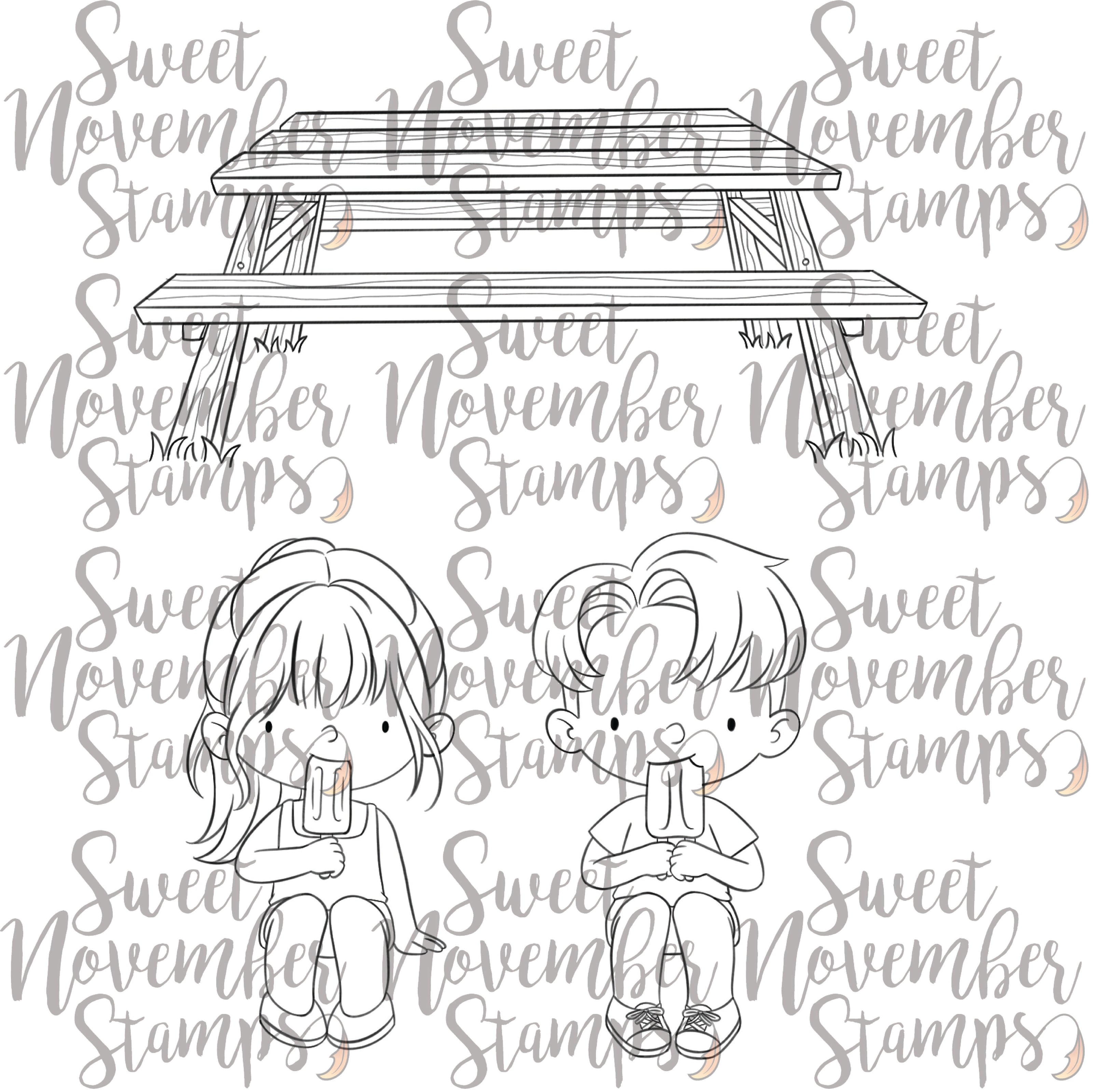 Digital Stamp - Summer Celebrations: Popsicles