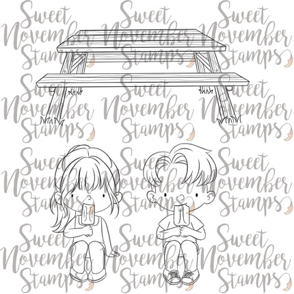 Digital Stamp - Summer Celebrations: Popsicles