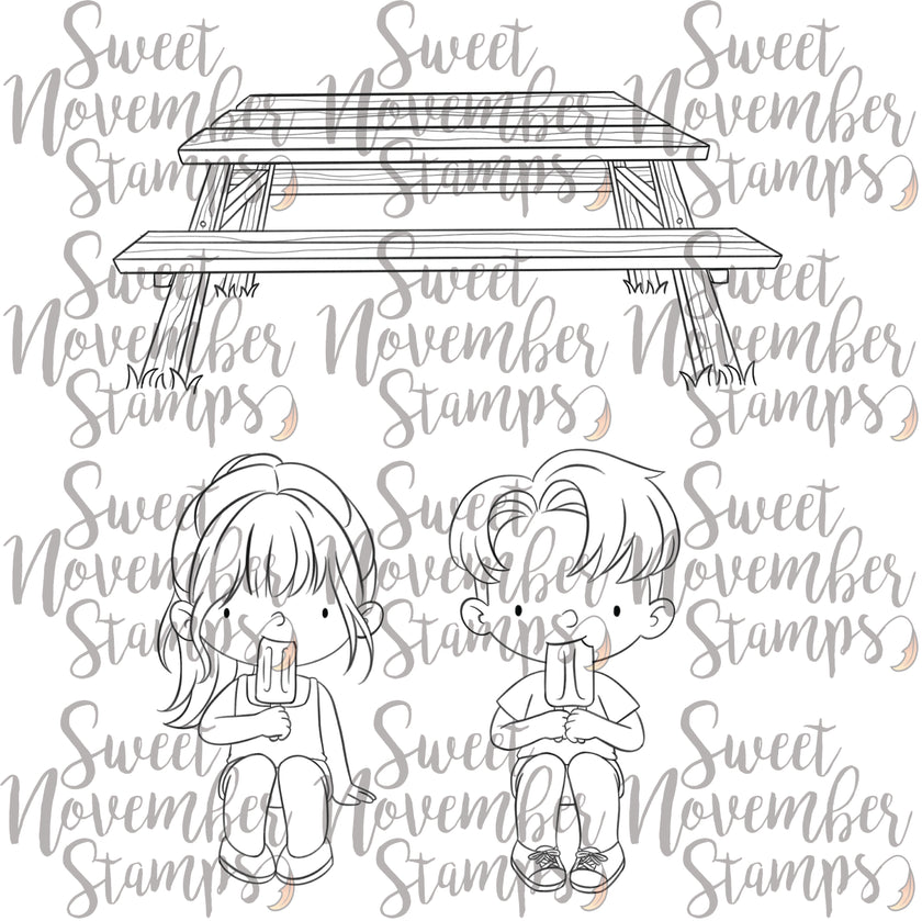 Digital Stamp - Summer Celebrations: Popsicles