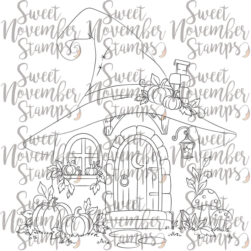 Digital Stamp - Sweet Sorceress: Hut