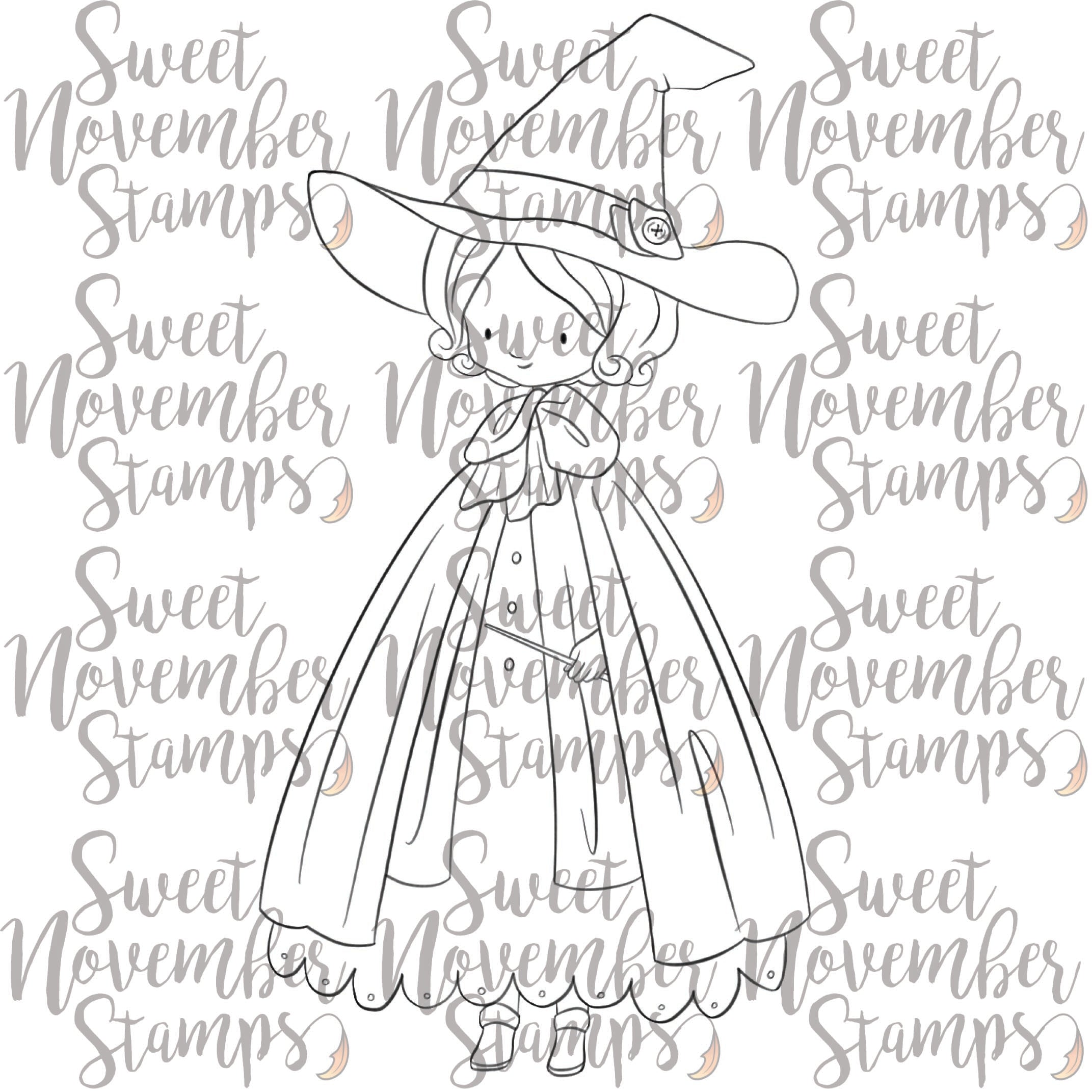 Digital Stamp - Sweet Sorceress: Mab