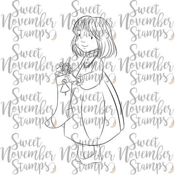 Digital Stamp - The Stockings Were Hung: Allison