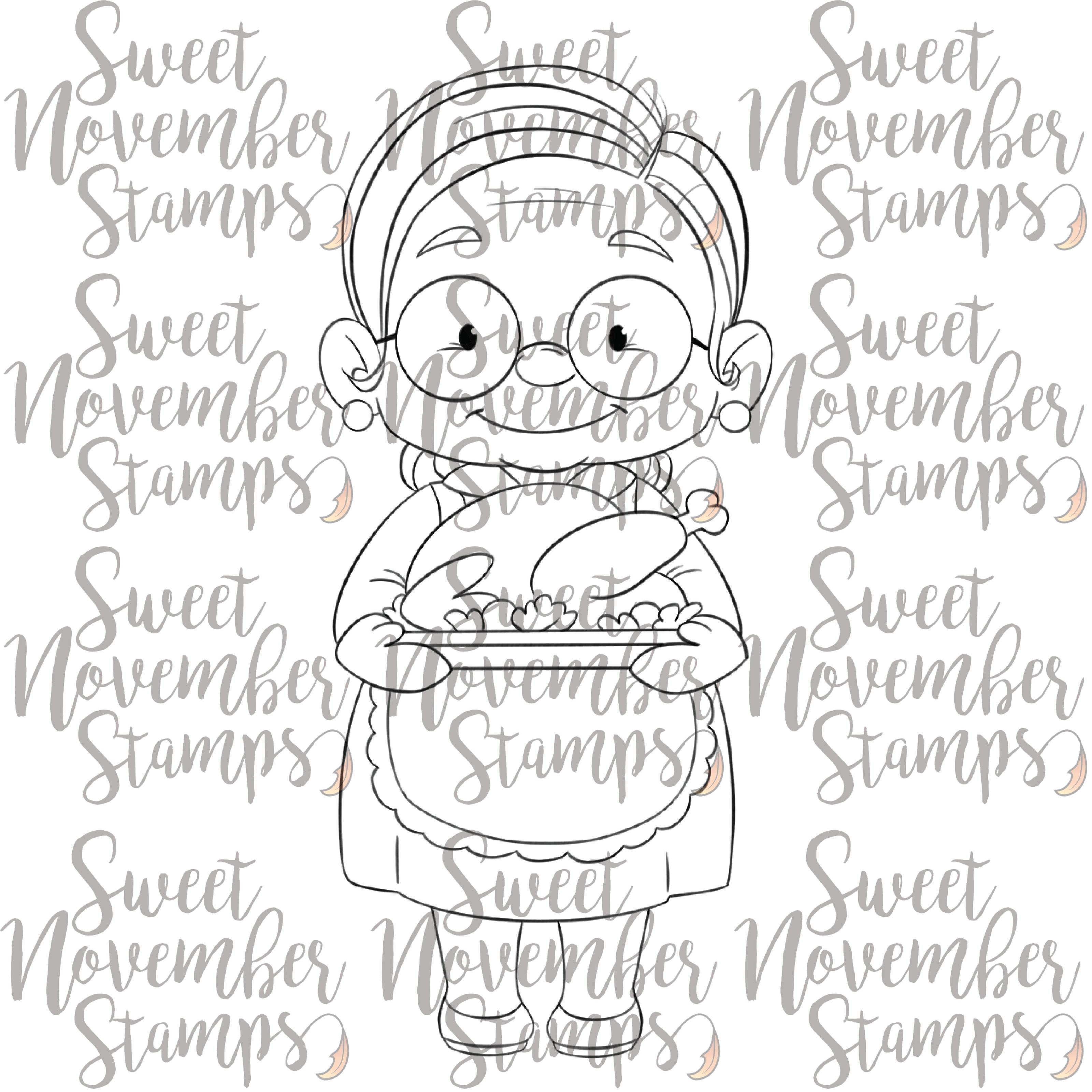 Digital Stamp - Time for Turkey