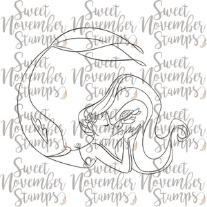 Digital Stamp - Love to Sea You: Turtle Kisses