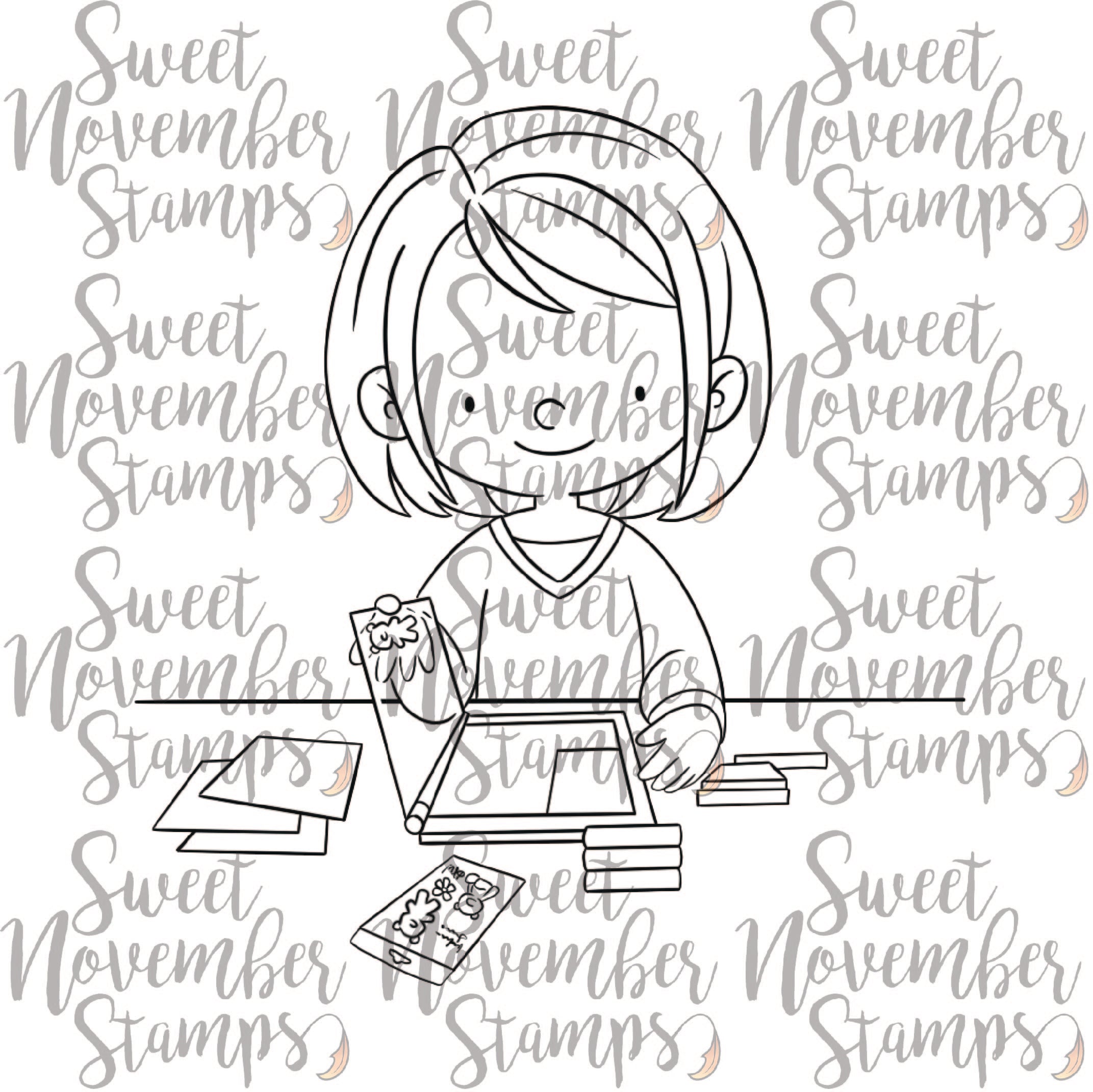 Digital Stamp - WCMD 25 Carly Mae