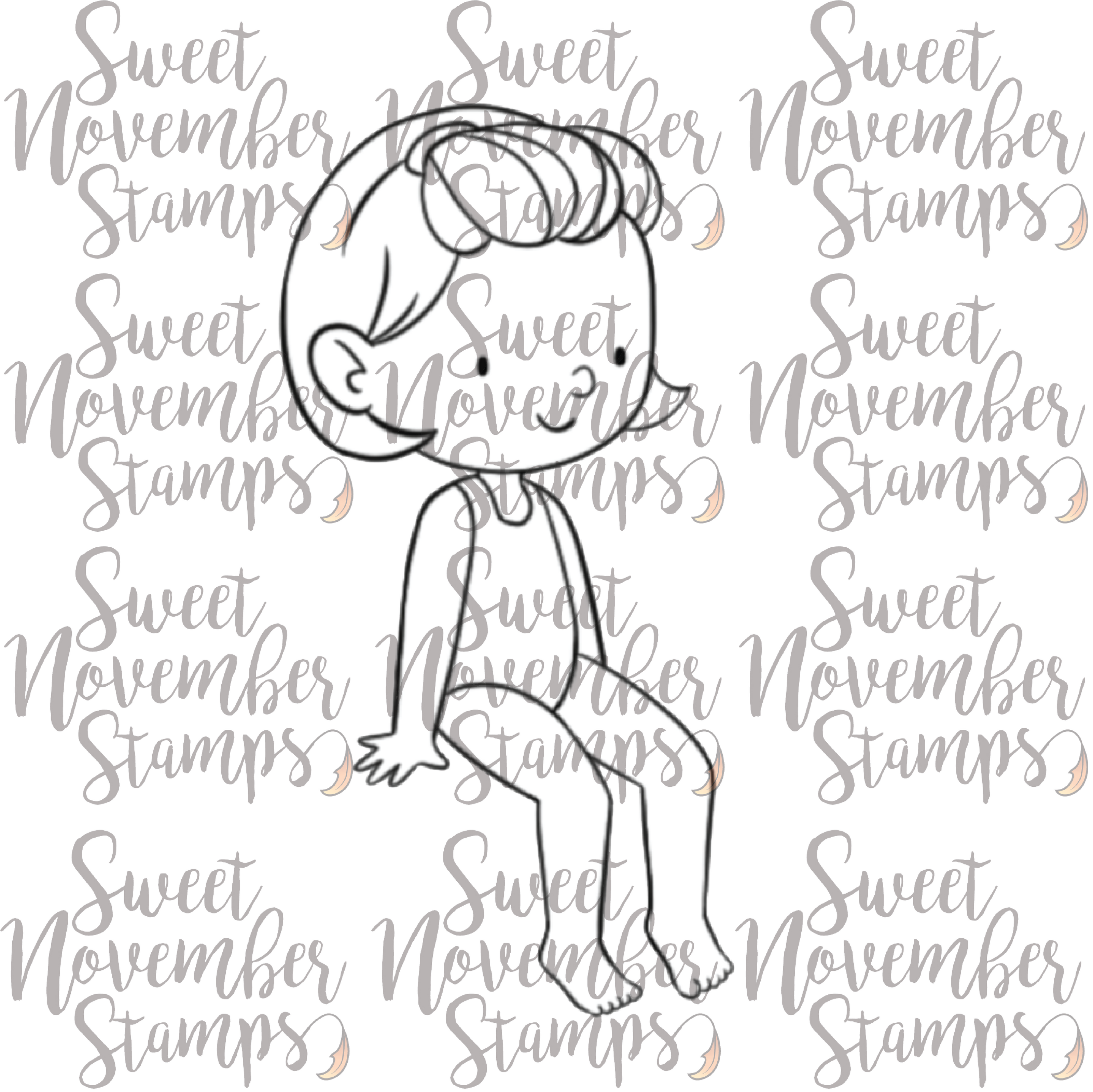 Digital Stamp - Water Park Tracy