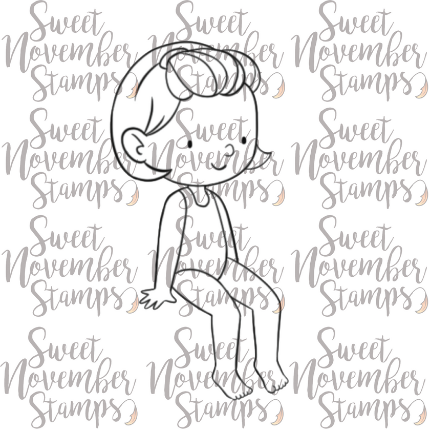 Digital Stamp - Water Park Tracy