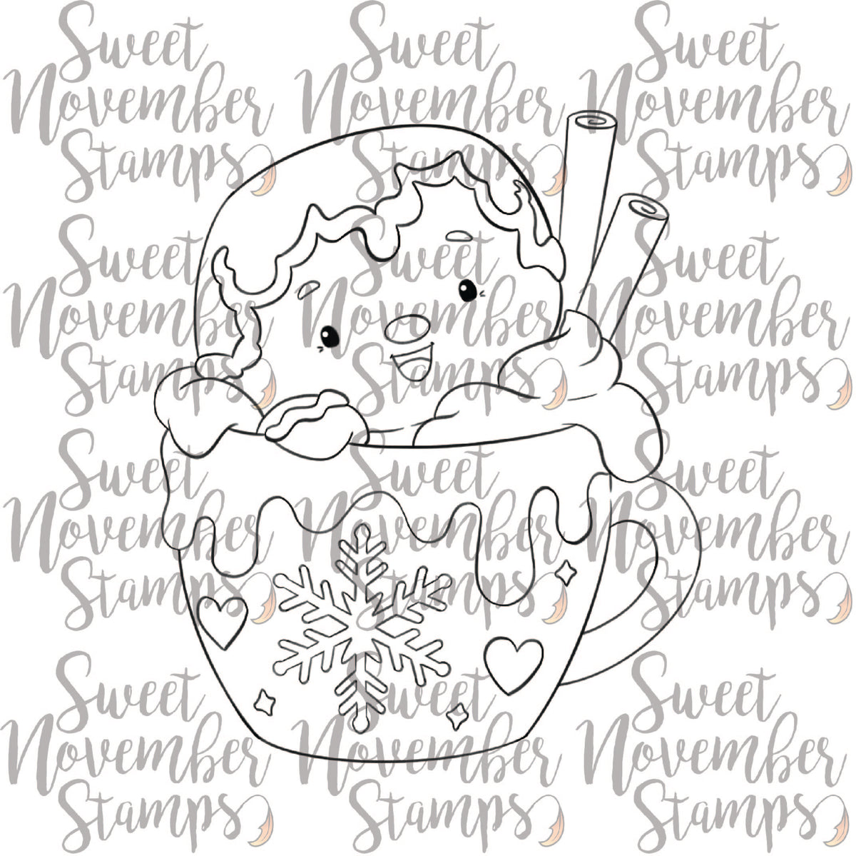 Digital Stamp - Cocoa Cutie