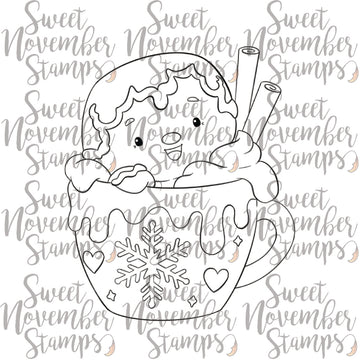 Digital Stamp - Cocoa Cutie