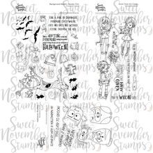 Load image into Gallery viewer, Digital Stamp - Halloween 2023 clear stamp sets: digital edition
