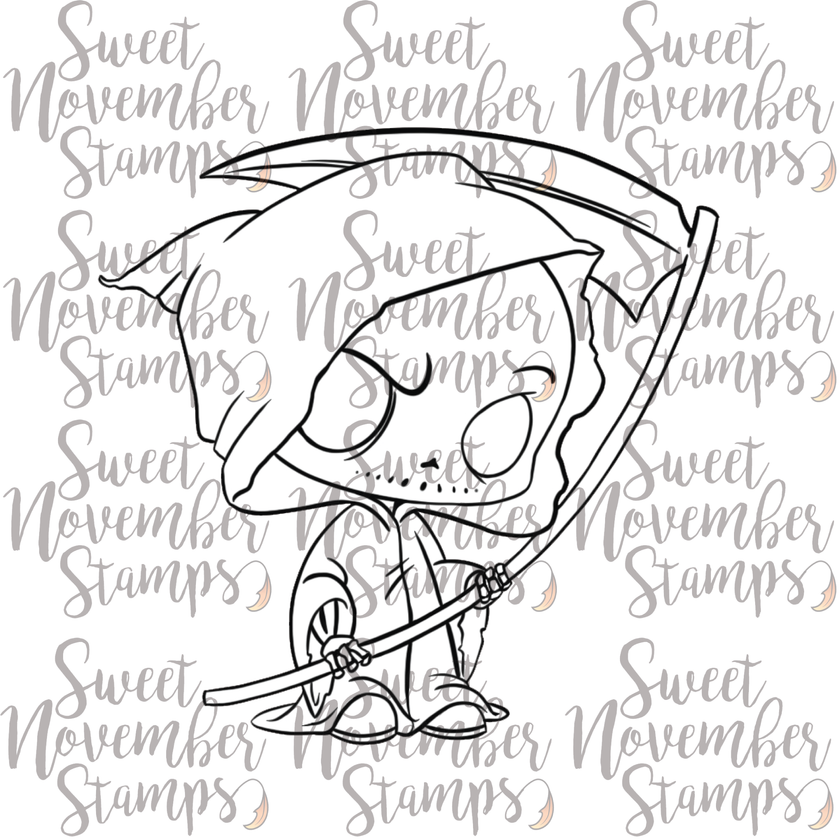 Digital Stamp - Li'l Grimmy Scary