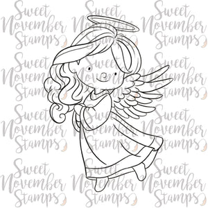 Digital Stamp - Little Christmas Angel