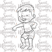 Digital Stamp - Water Park Tommy