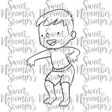 Digital Stamp - Water Park Tommy