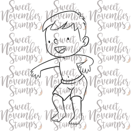 Digital Stamp - Water Park Tommy
