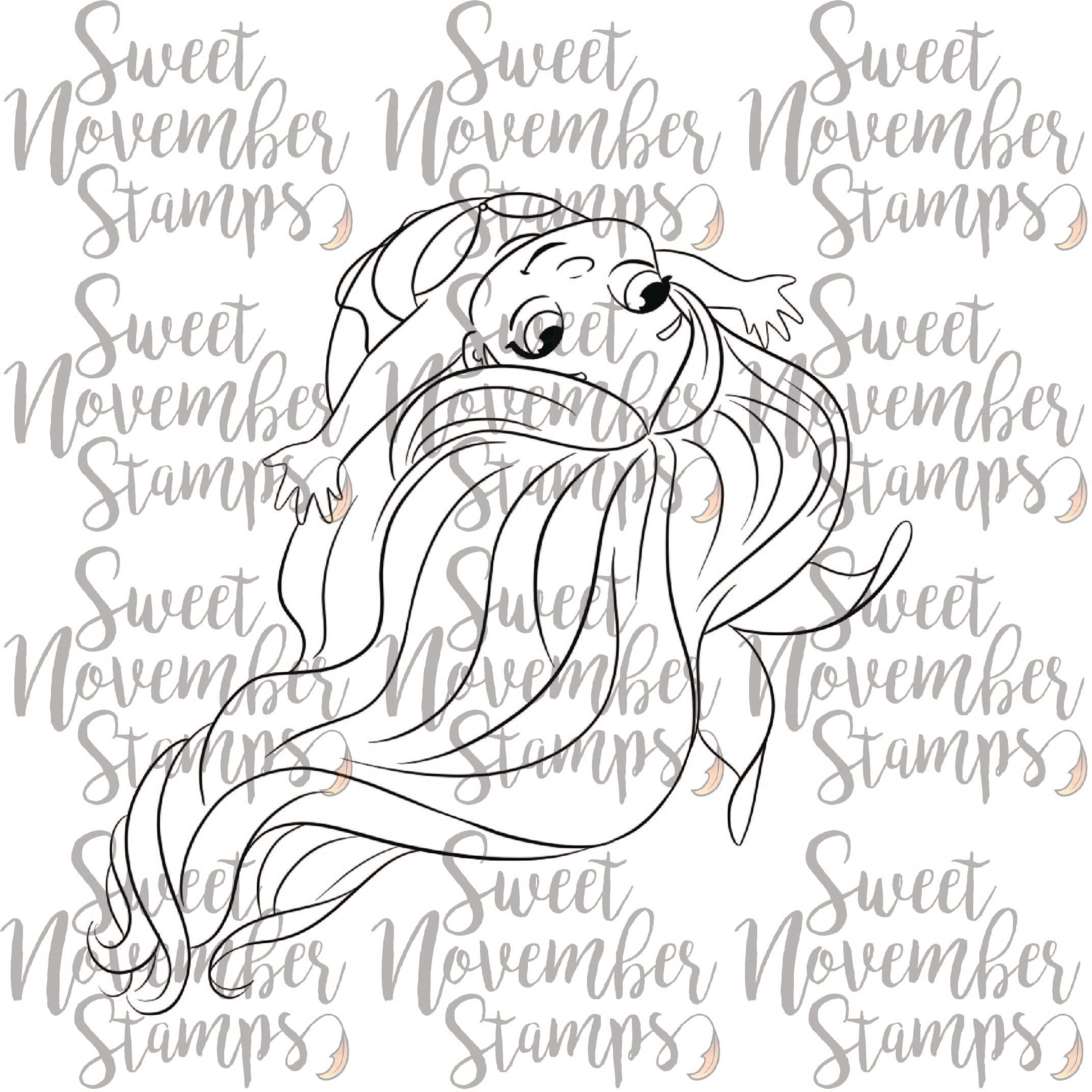 Digital Stamp - World Above