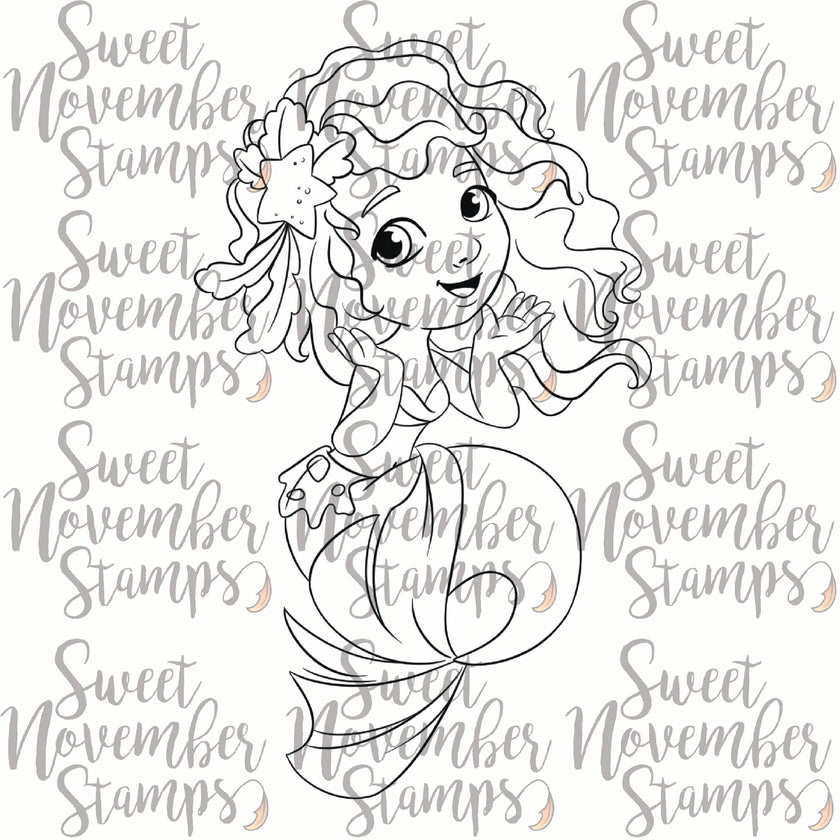 Digital Stamp - A Sea Full of Friends: Calliope