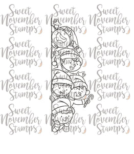 Digital Stamp - No Peeking: Elves