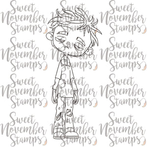 Digital Stamp - Xander the Zombie