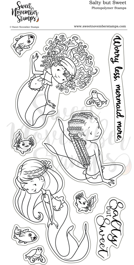 Clear Stamp Set - Salty but Sweet