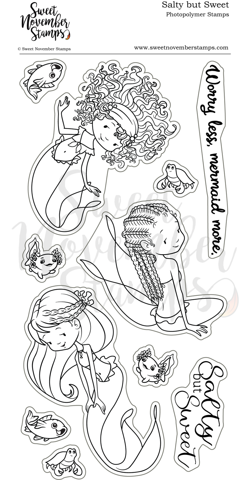 Clear Stamp Set - Salty but Sweet