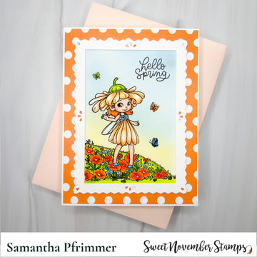 Clear Stamp Set - April Daisy Fairy