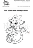 Clear Stamp Set - September Sapphire Dragon