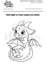 Load image into Gallery viewer, Clear Stamp Set - September Sapphire Dragon

