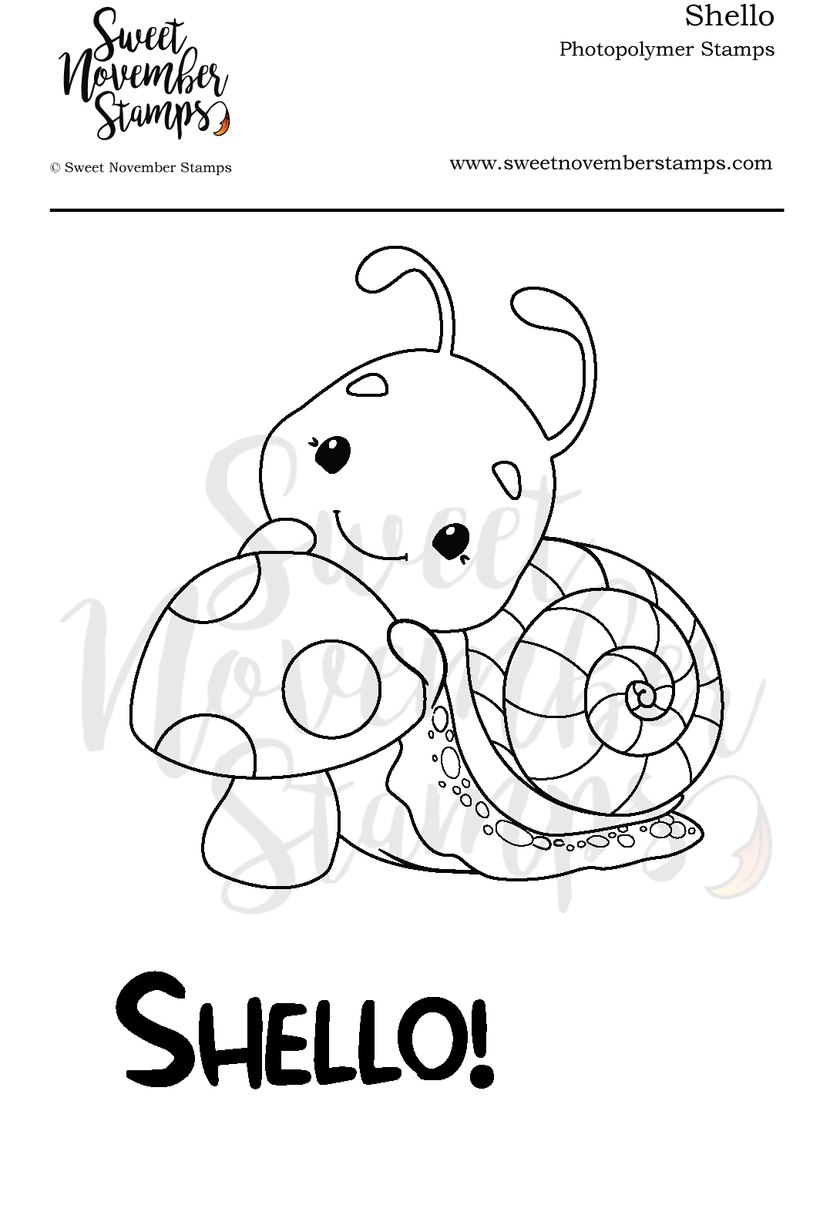 Clear Stamp Set - Shello