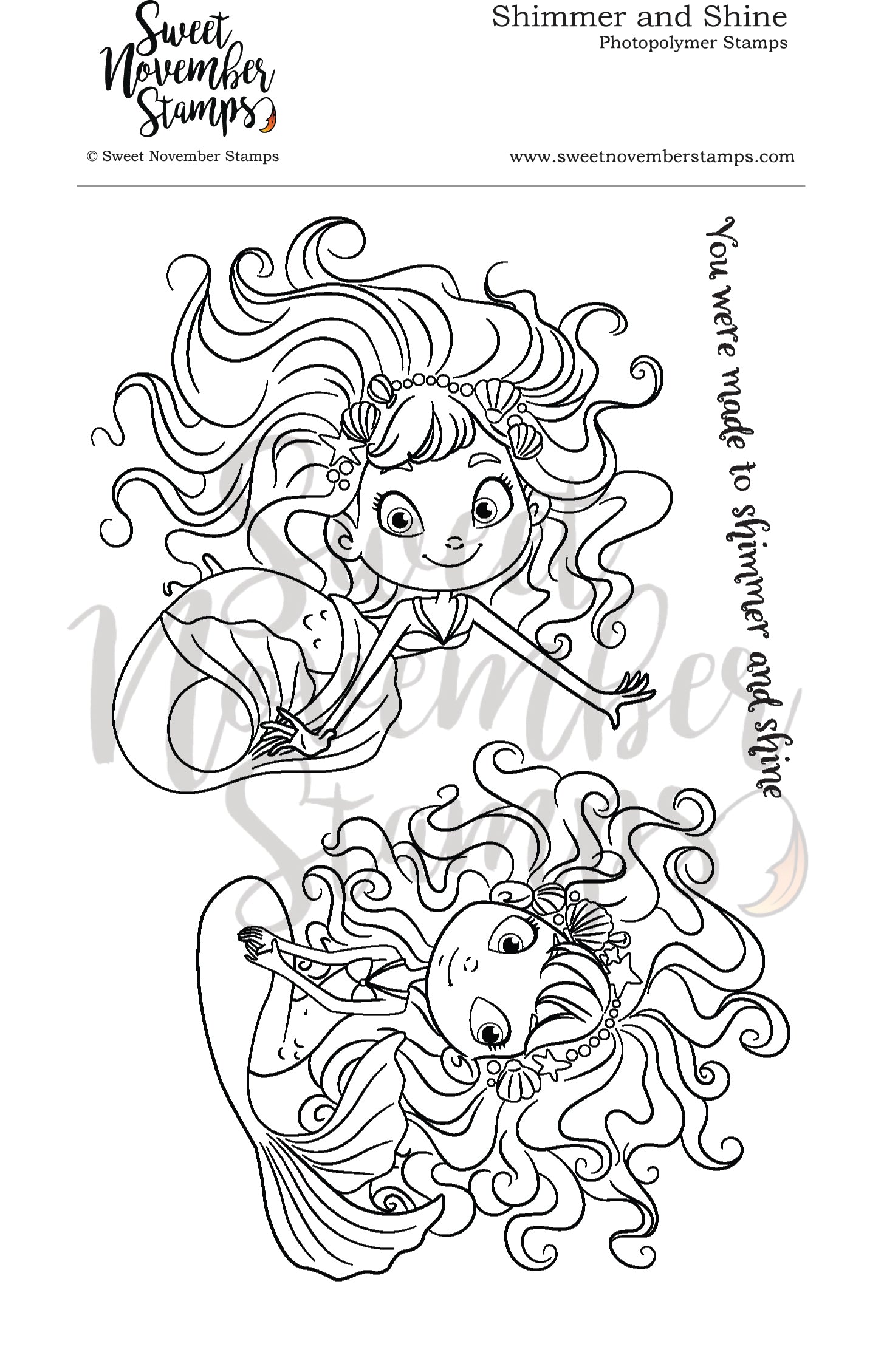 Clear Stamp Set - Shimmer and Shine