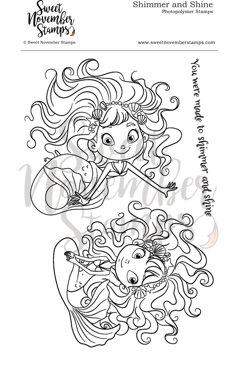 Clear Stamp Set - Shimmer and Shine