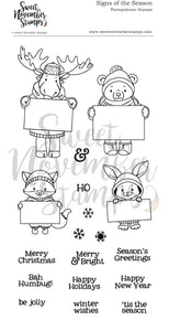 Clear Stamp Set - Signs of the Season