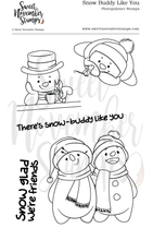 Load image into Gallery viewer, Clear Stamp Set - Snow Buddy Like You
