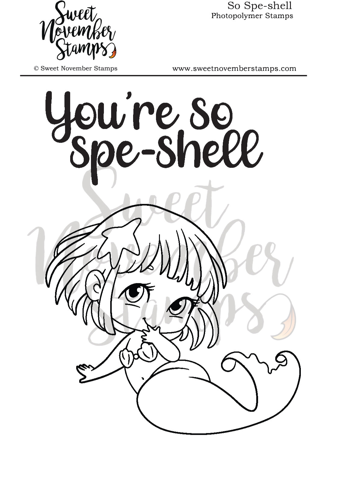 Clear Stamp Set - So Spe-shell