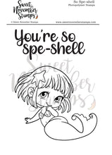 Load image into Gallery viewer, Clear Stamp Set - So Spe-shell
