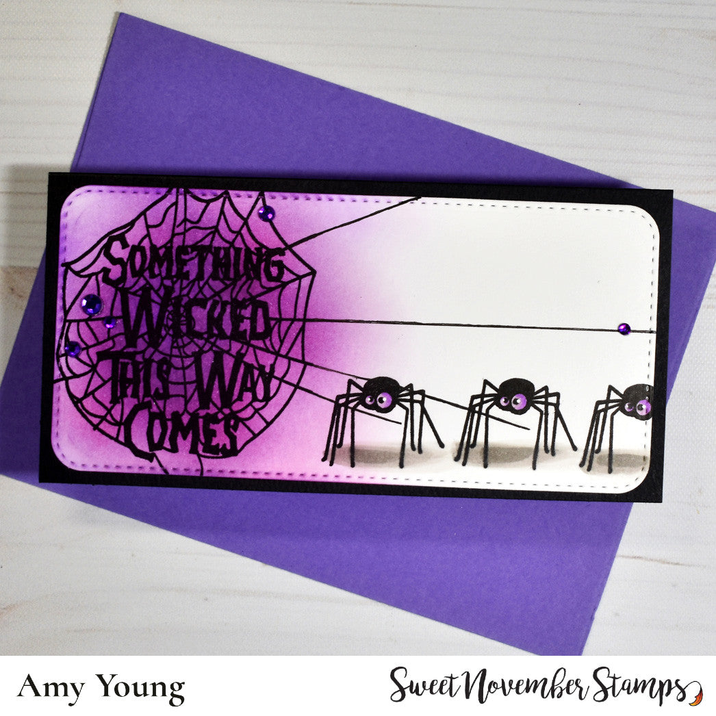 Clear Stamp Set - Spider Salutations