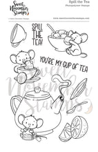 Load image into Gallery viewer, Clear Stamp Set - Spill the Tea
