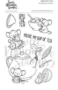 Clear Stamp Set - Spill the Tea