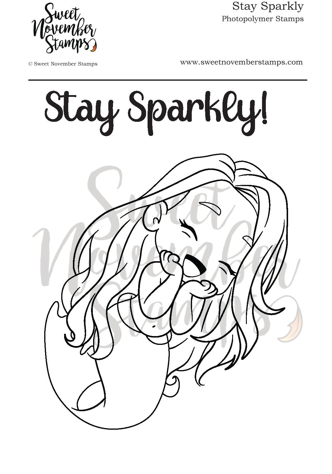 Clear Stamp Set - Stay Sparkly